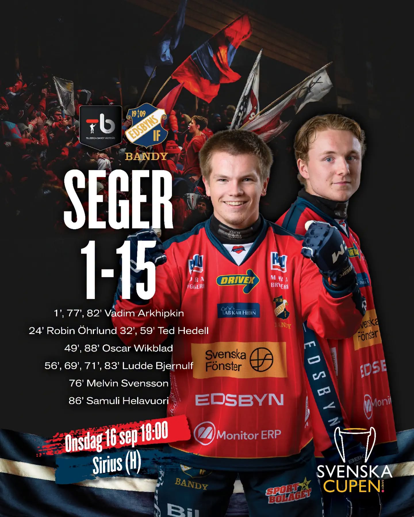 Seger mot TB Västerås