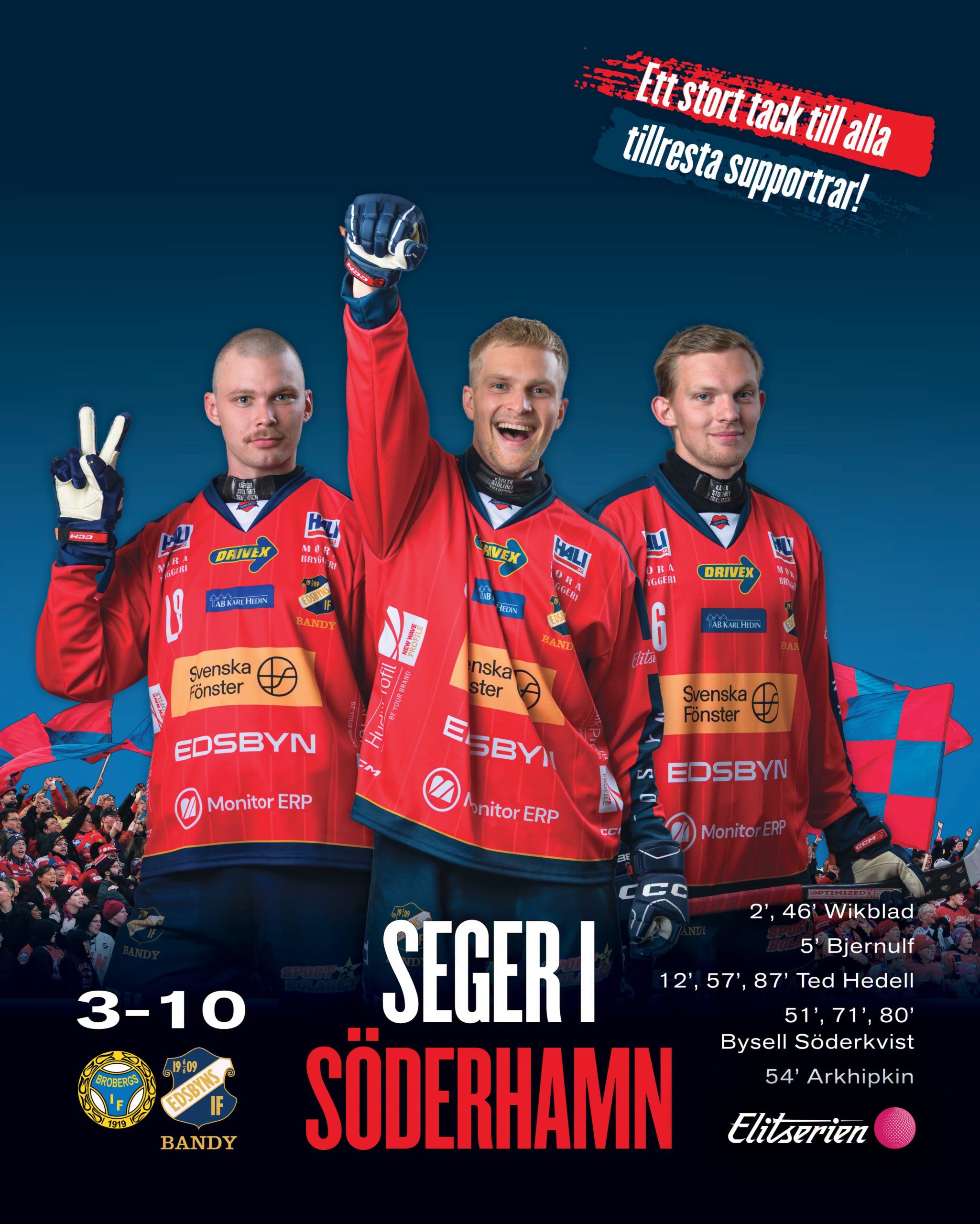 Storseger i Hälsingederbyt!