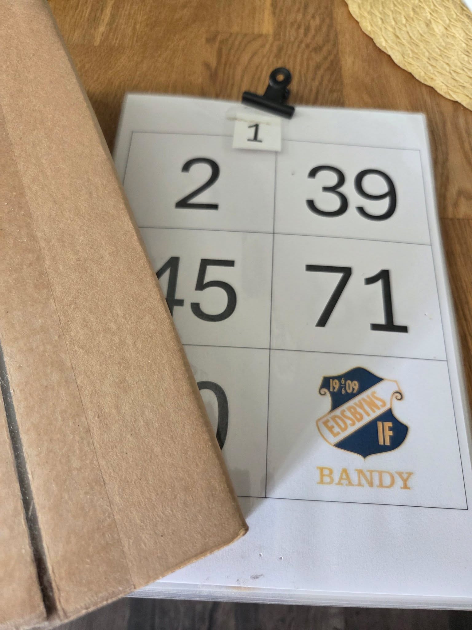 Ingen gåbingo idag!