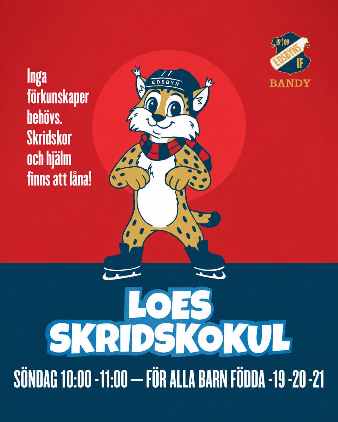 Loes Skridskokul - söndag 10:00 - 11:00