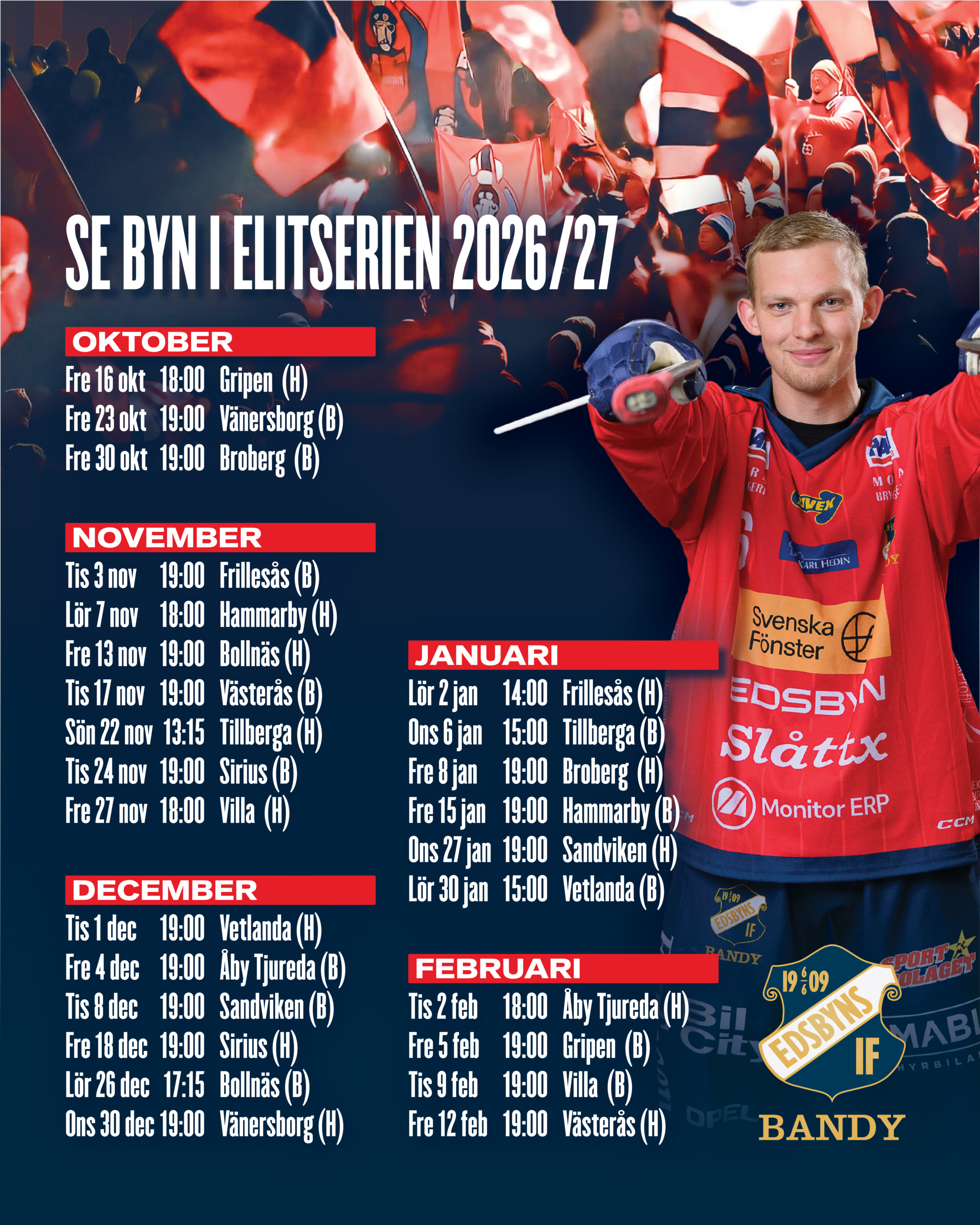 Se Byn i Elitserien 2026/27 - spelschemat är här